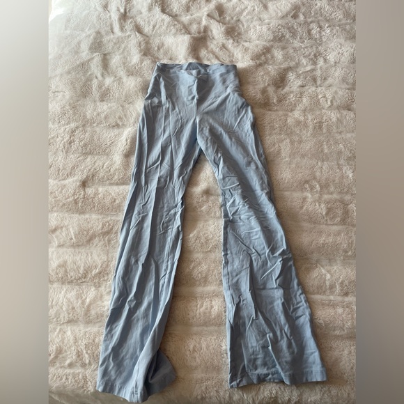Aritzia Pants & Jumpsuits Aritzia Light Blue Flare Yoga Pants
